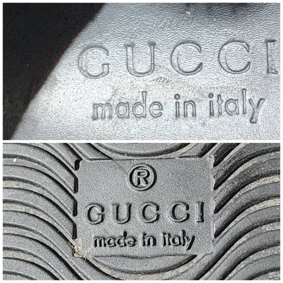 Authentic Gucci Ace Brooklyn Graphite GG Supreme Low Top Sneakers Black/Grey - Picture 9 of 12